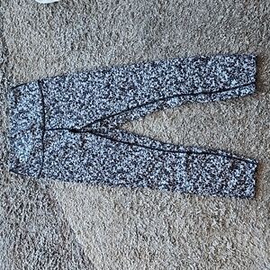 lululemon athletica Black and White Patterned Leggings